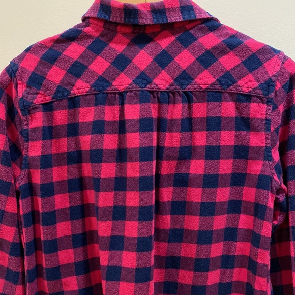LANDS’ END Checked Flannel Shirt - Picture 5 of 13